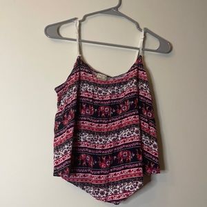 Pattern tank top
